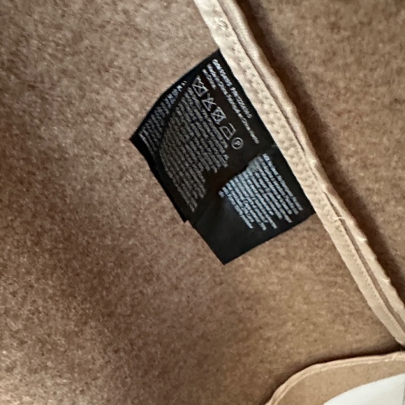 H&M | Men's Slim Fit Tan Wool-Blend Coat - Picture 9 of 13